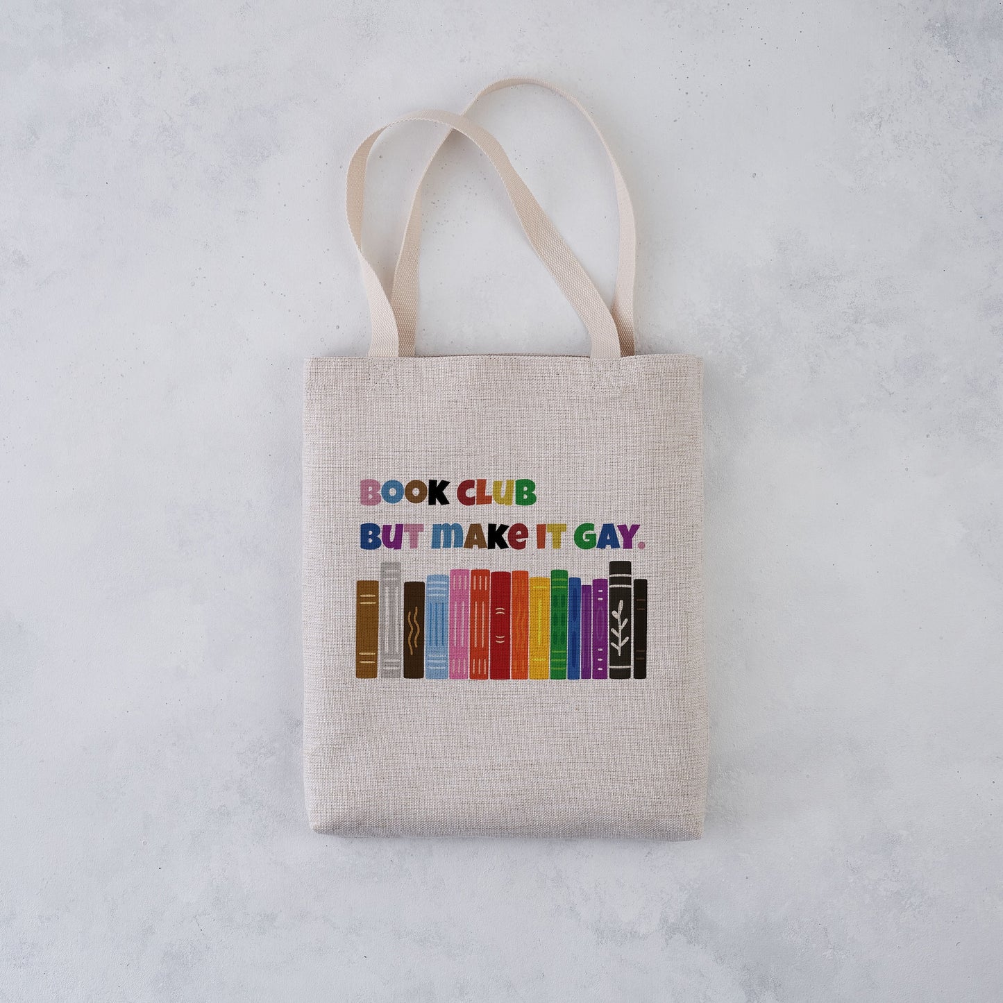Pack of 4 - Book Club But Make It Gay – Pride Tote for Bookshops