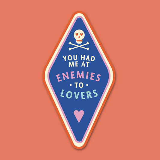 Pack of 10 - Bookish Sticker - Enemies to Lovers