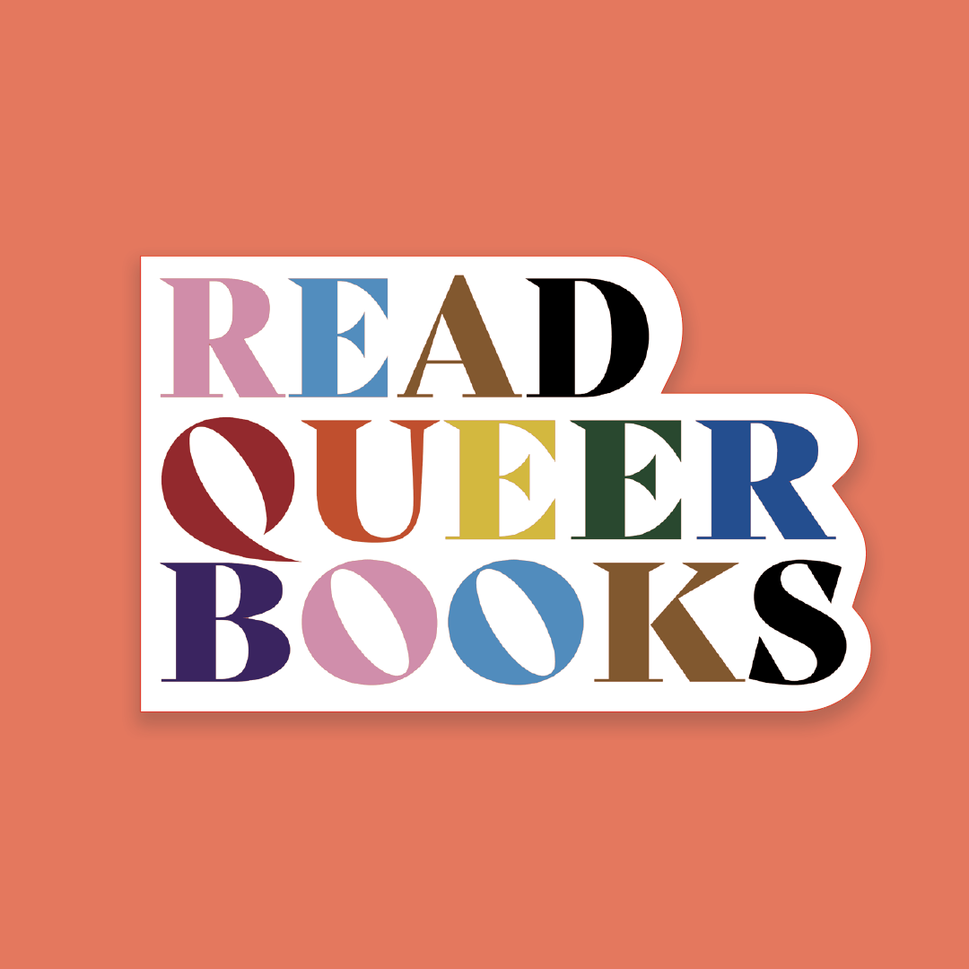 Pack of 10 - Bookish Pride Sticker - Read Queer Books