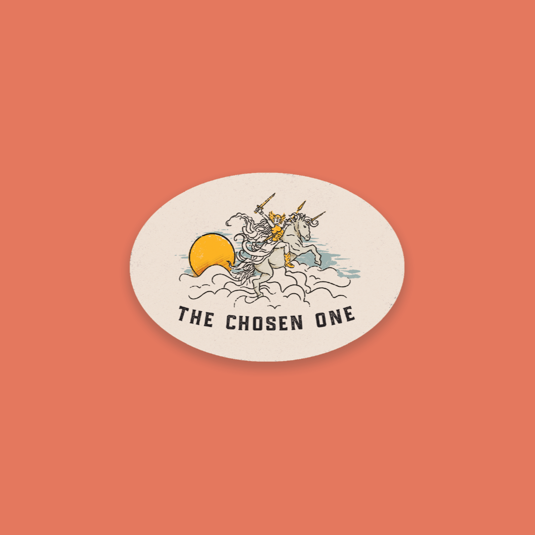 Pack of 10 - Bookish Literary Trope Sticker - The Chosen One