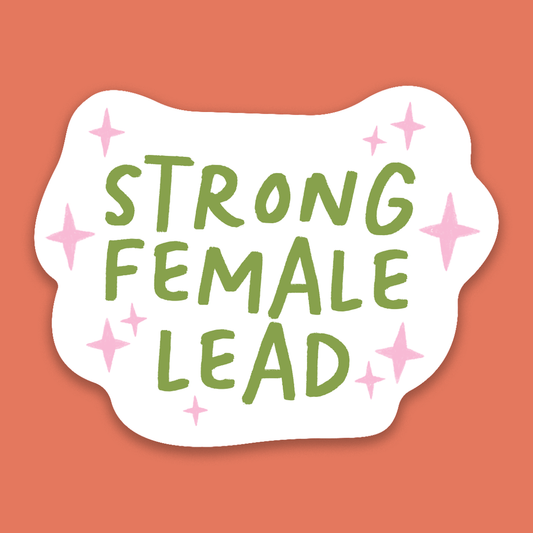 Pack of 10 - Bookish Sticker - Strong Female Lead