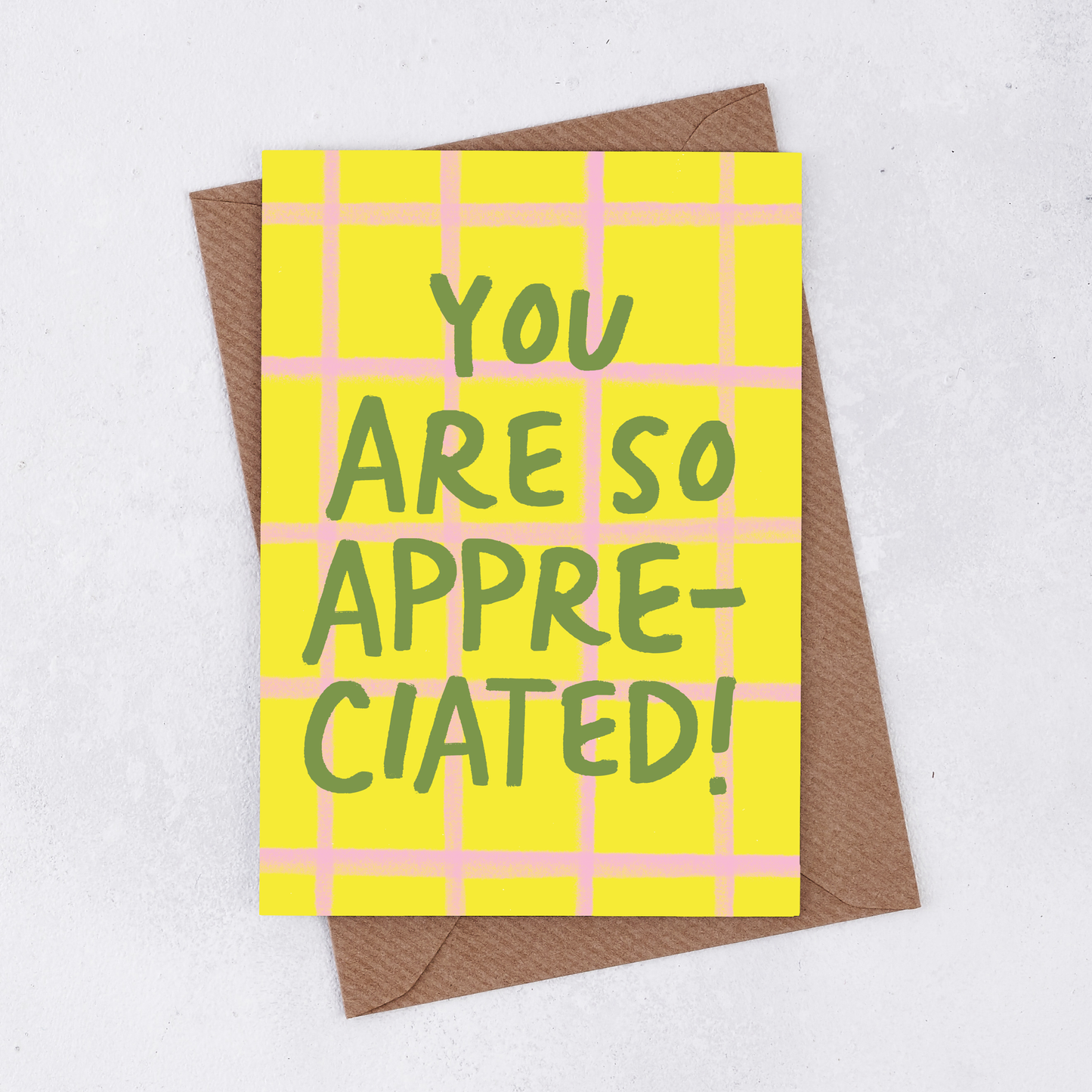 Pack of 6 - 'You are so appreciated!' Greetings Card