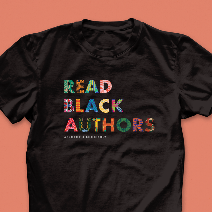 Pack of 12 - Read Black Authors T-Shirt - Black - Afropop X Bookishly - Bookishly Wholesale