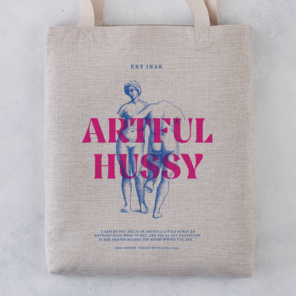 Pack of 4 - Tote Bag - Artful Hussy - ANNE BRONTË