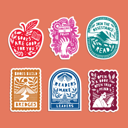 Pack of 10 - Activist Sticker - Knowledge is Power
