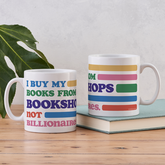 Pack of 6 - Mug - Bookshops Not Billionaires