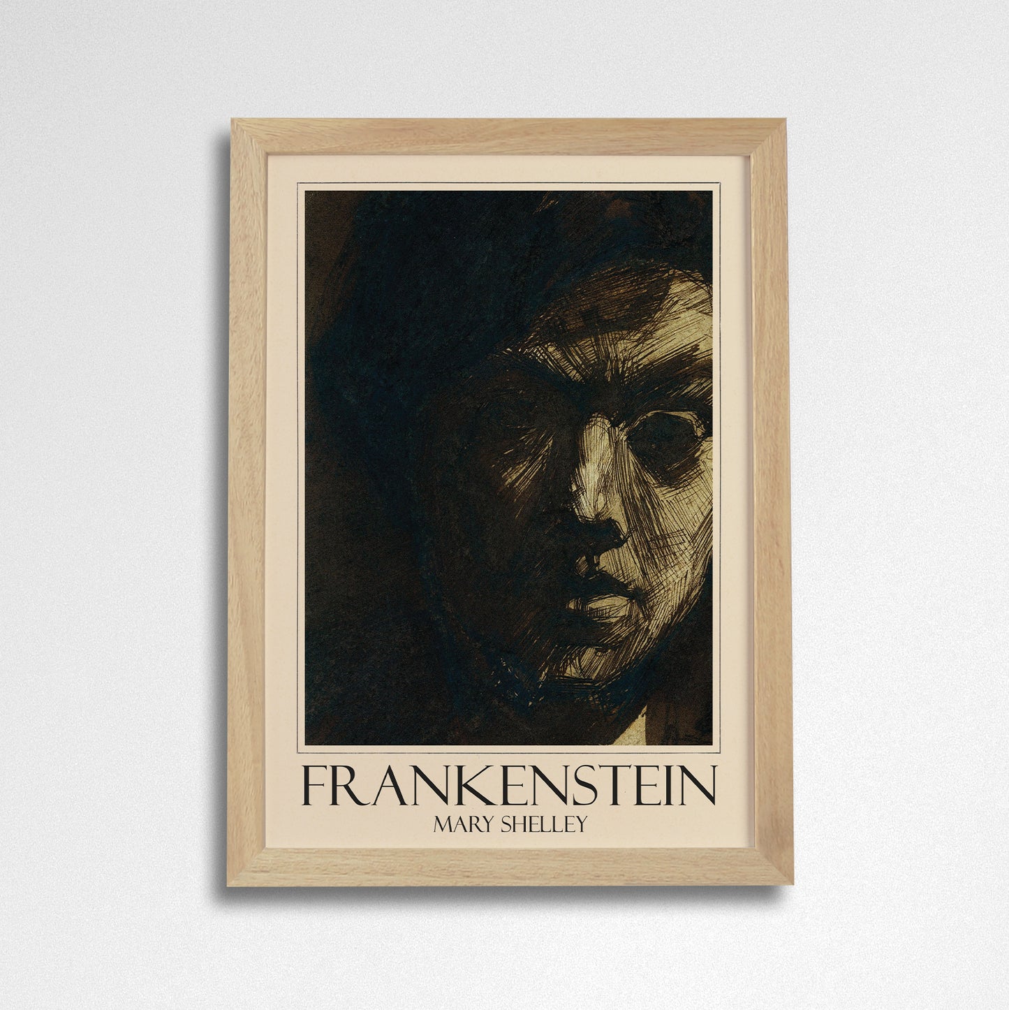 Pack of 2 - Classic Literature Art Poster Print - Frankenstein