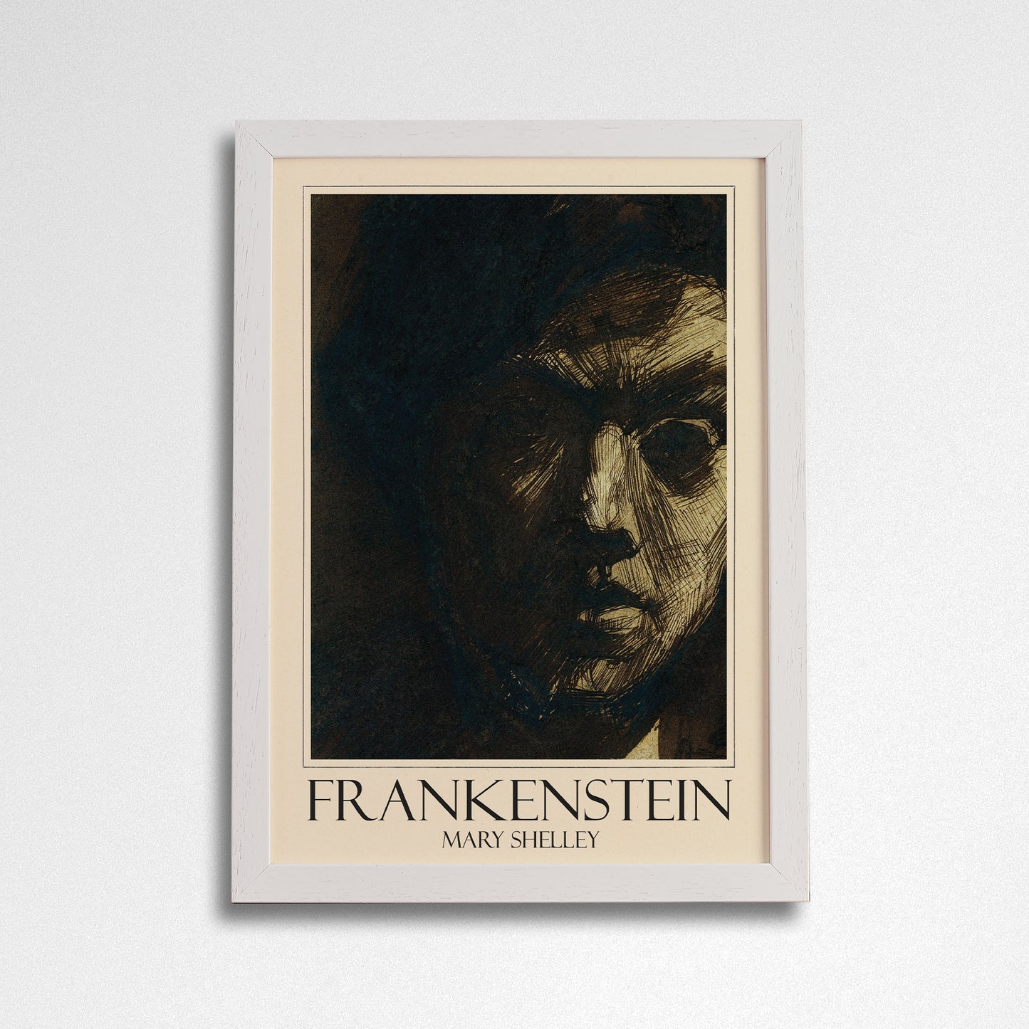 Pack of 2 - Classic Literature Art Poster Print - Frankenstein