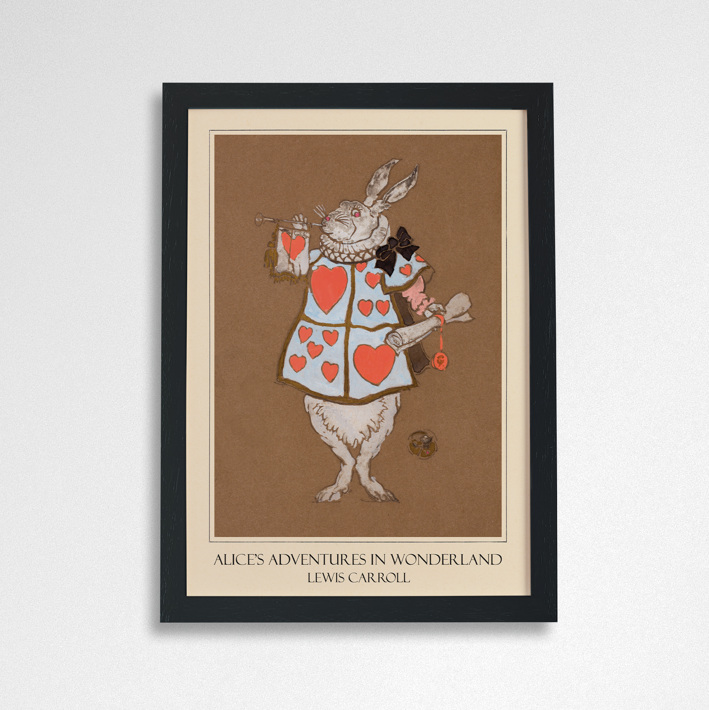 Pack of 2 - Classic Literature Art Poster Print - Alice's Adventures in Wonderland