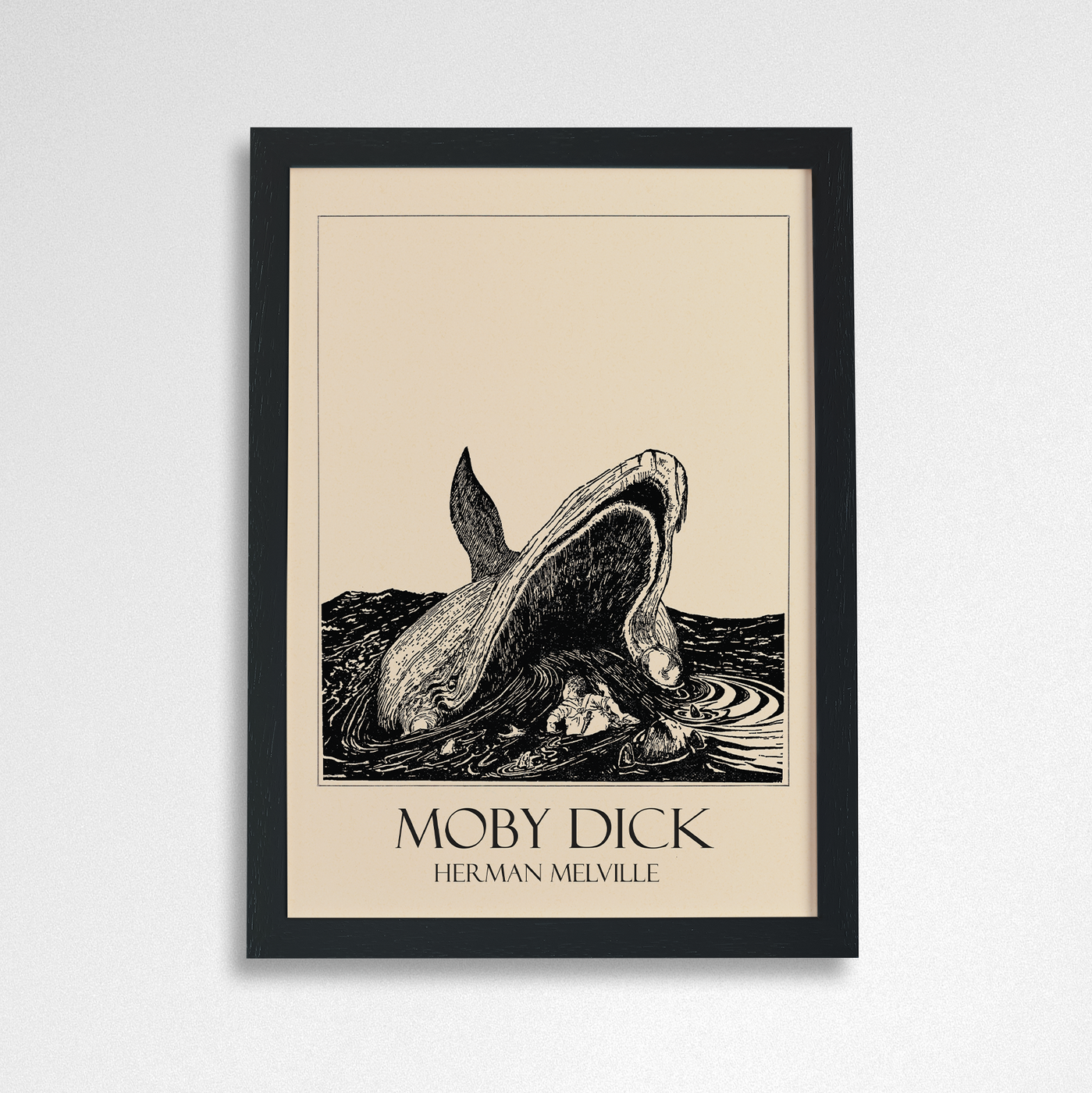 Pack of 2 - Classic Literature Art Poster Print - Moby Dick