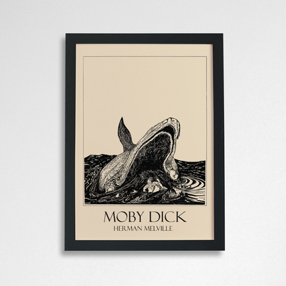 Pack of 2 - Classic Literature Art Poster Print - Moby Dick