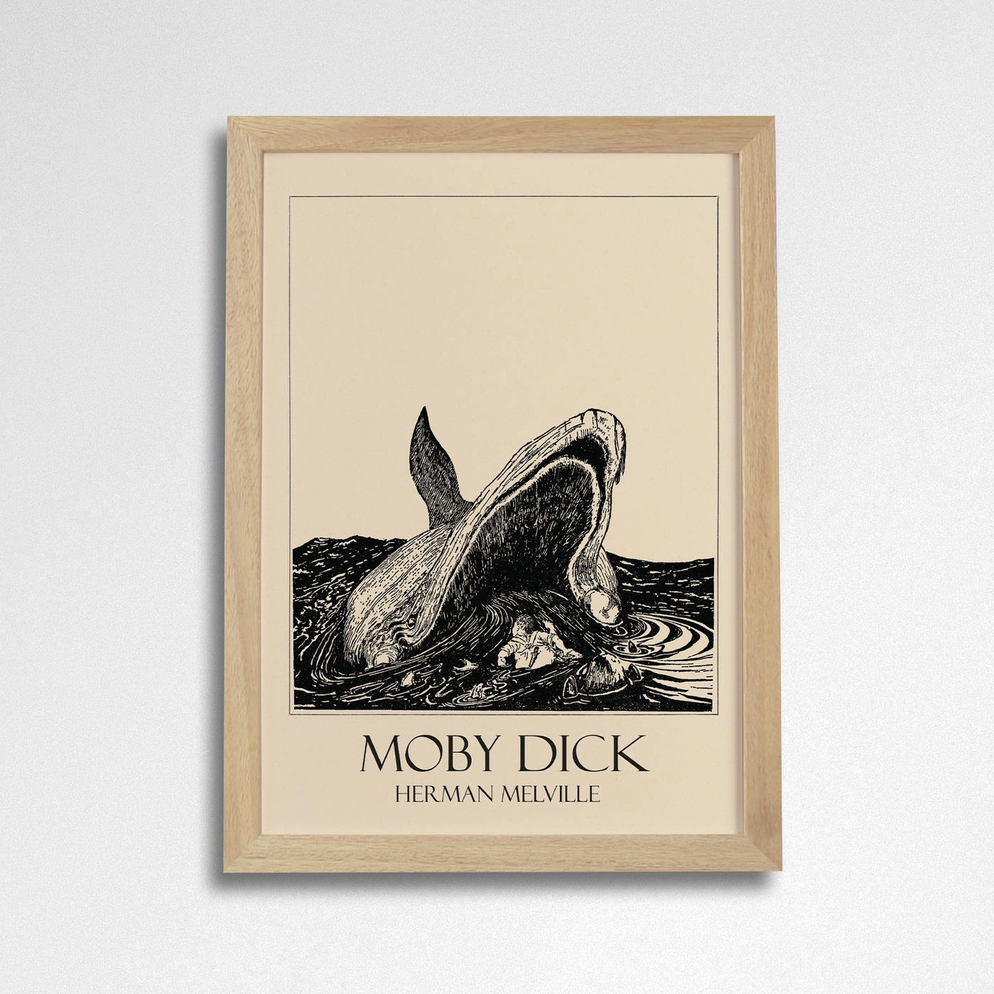 Pack of 2 - Classic Literature Art Poster Print - Moby Dick