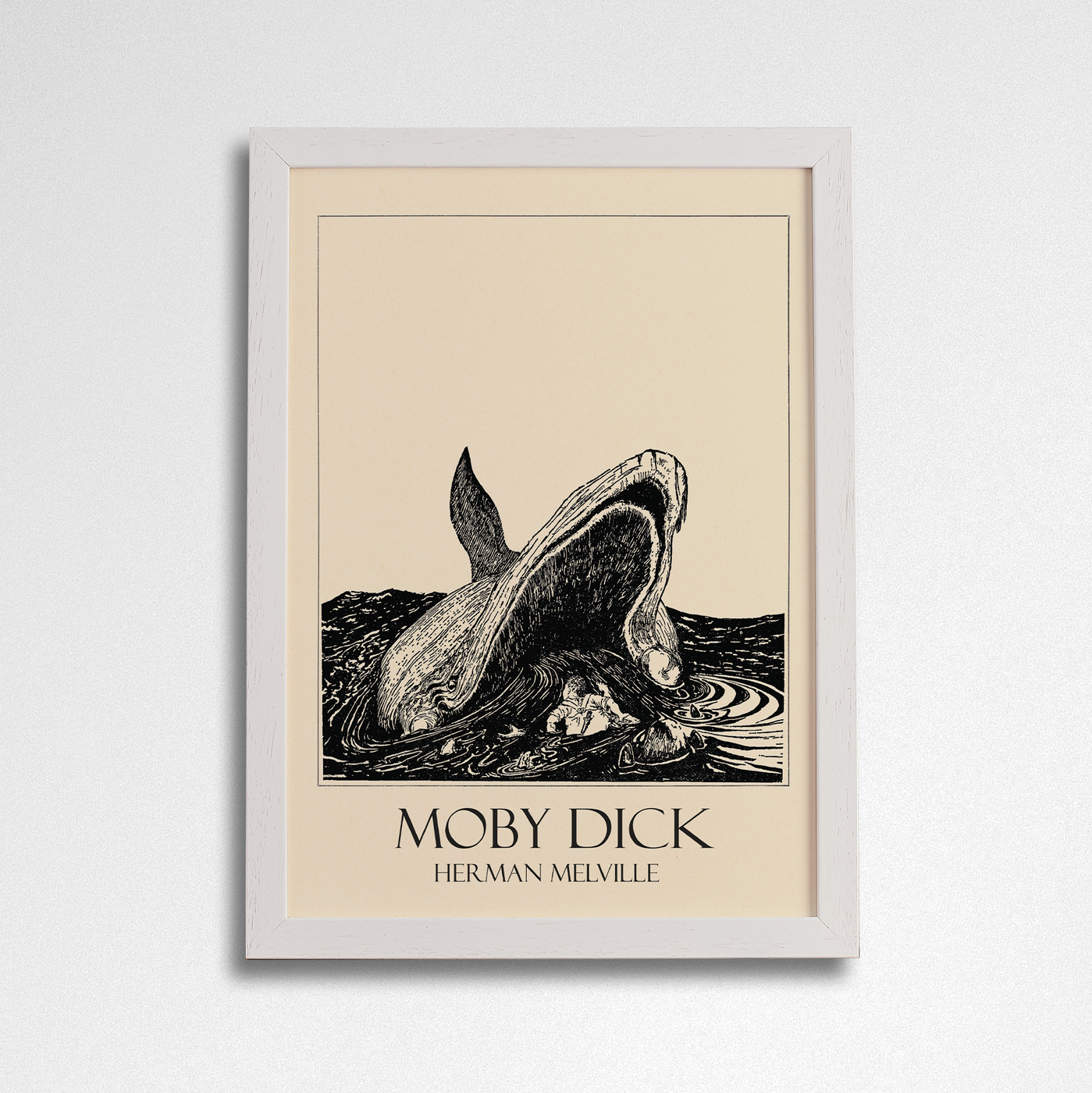 Pack of 2 - Classic Literature Art Poster Print - Moby Dick