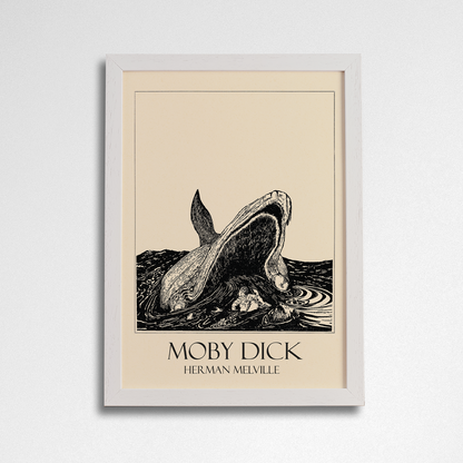 Pack of 2 - Classic Literature Art Poster Print - Moby Dick