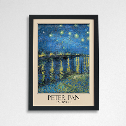 Pack of 2 - Classic Literature Art Poster Print - Peter Pan
