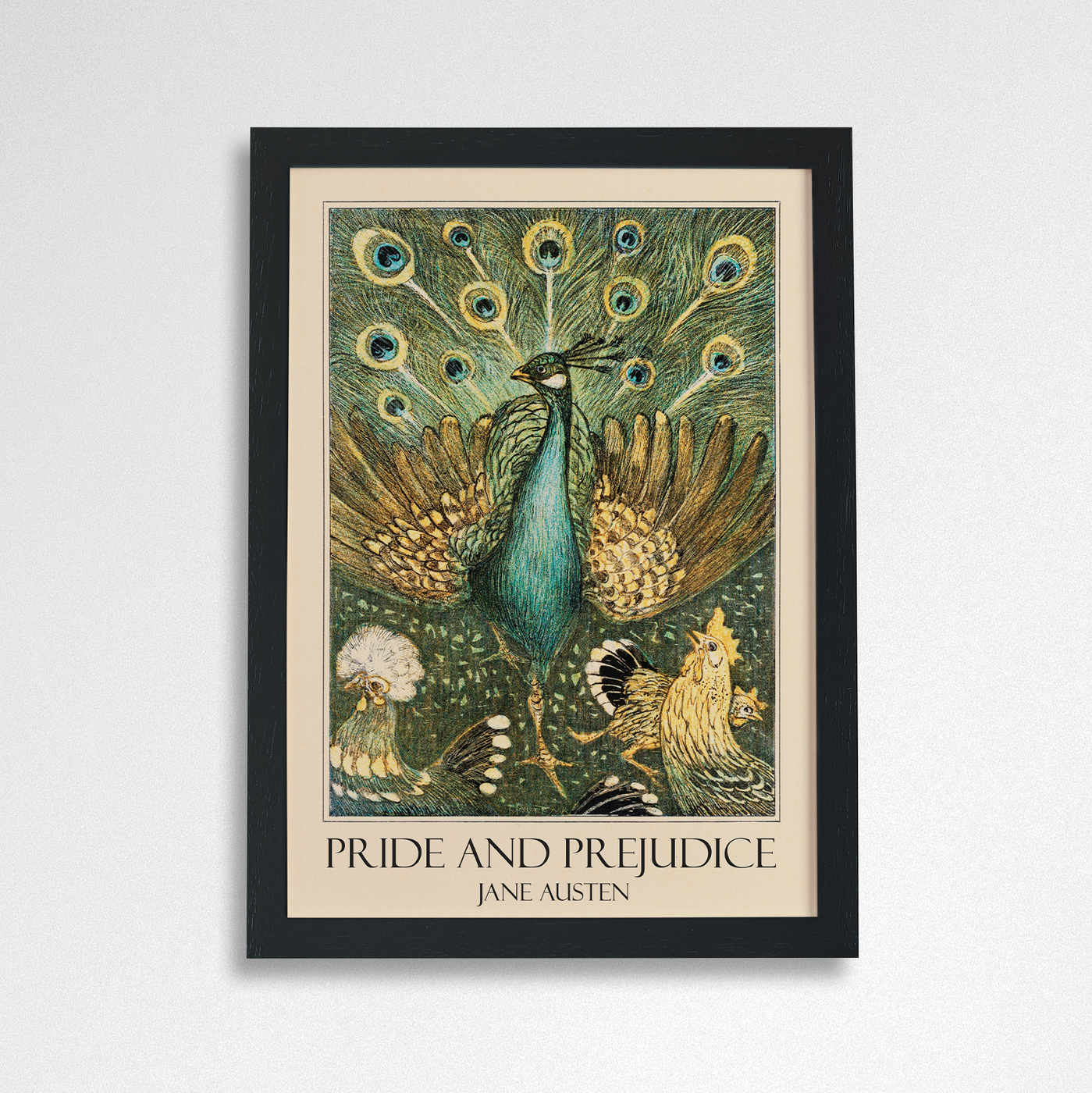 Pack of 2 - Classic Literature Art Poster Print - Pride and Prejudice