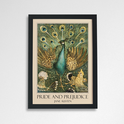 Pack of 2 - Classic Literature Art Poster Print - Pride and Prejudice