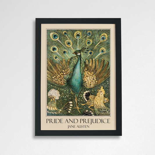 Pack of 2 - Classic Literature Art Poster Print - Pride and Prejudice