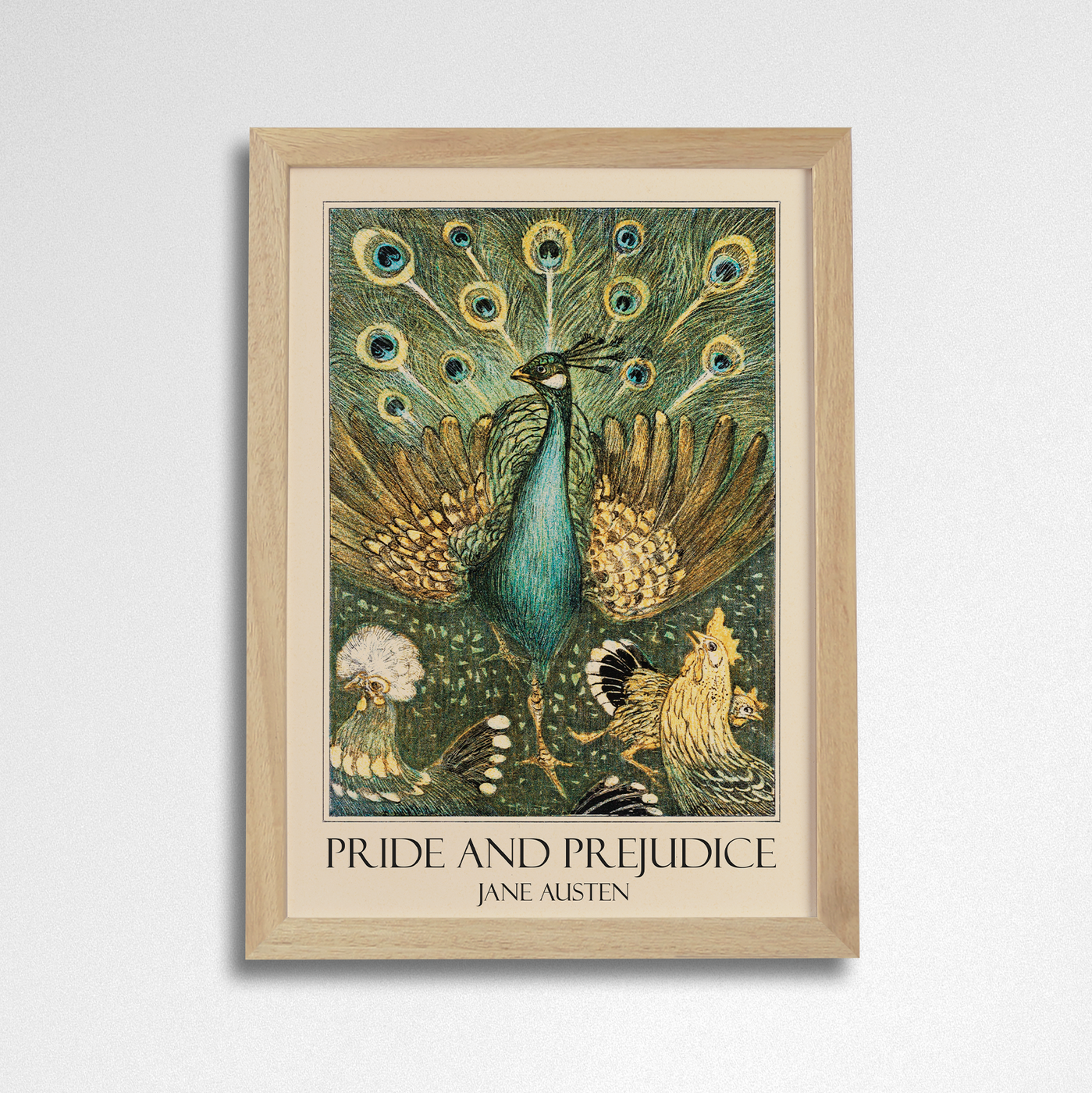 Pack of 2 - Classic Literature Art Poster Print - Pride and Prejudice