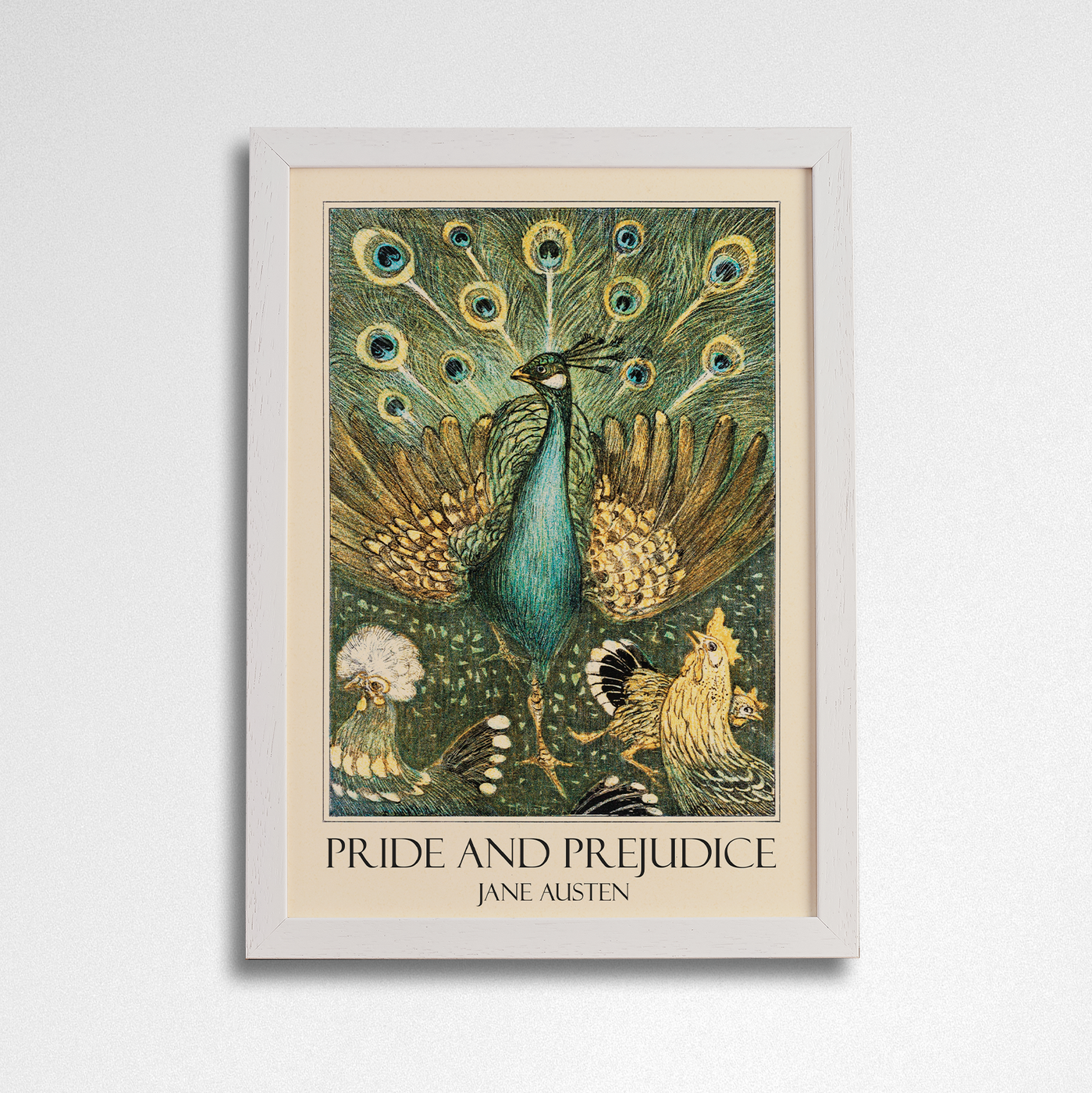 Pack of 2 - Classic Literature Art Poster Print - Pride and Prejudice