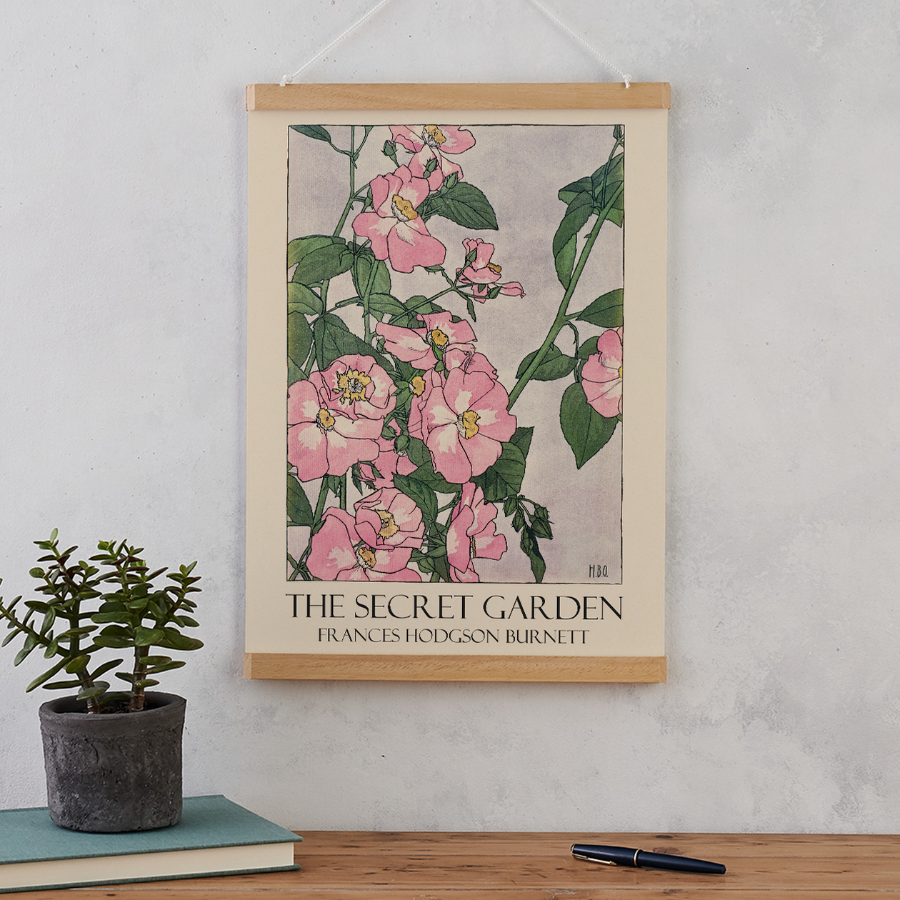 Pack of 2 - Classic Literature Art Poster Print - The Secret Garden
