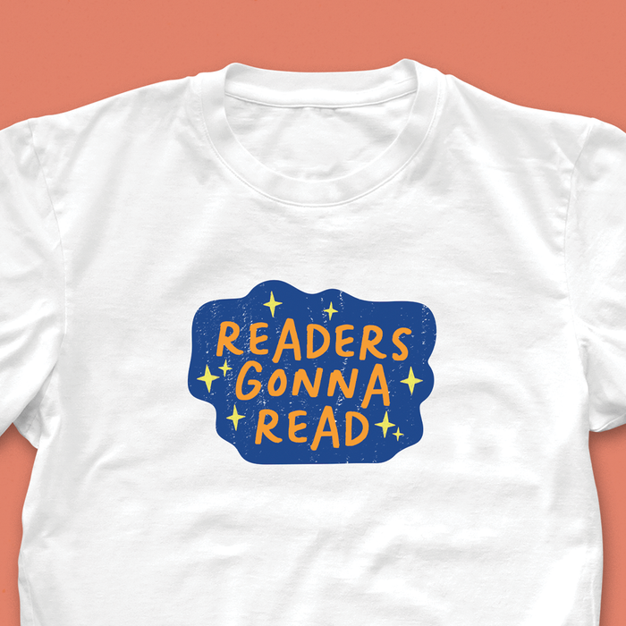 Pack of 12 - 'Readers Gonna Read' Bookish T-shirt