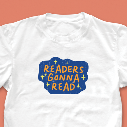 Pack of 12 - 'Readers Gonna Read' Bookish T-shirt