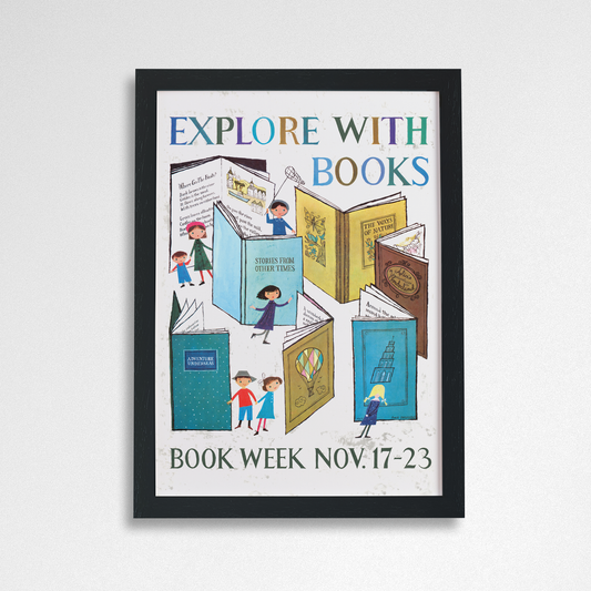 Pack of 2 - Explore with books - Book Print