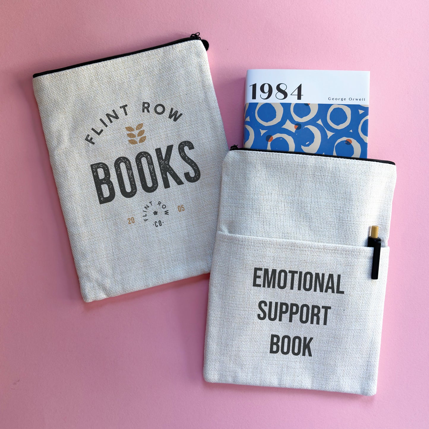 Pack of 3 - Book Sleeve - Custom Logo - Bookishly Wholesale