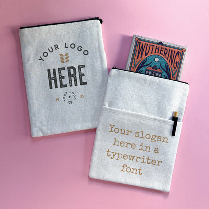 Pack of 3 - Book Sleeve - Custom Logo - Bookishly Wholesale