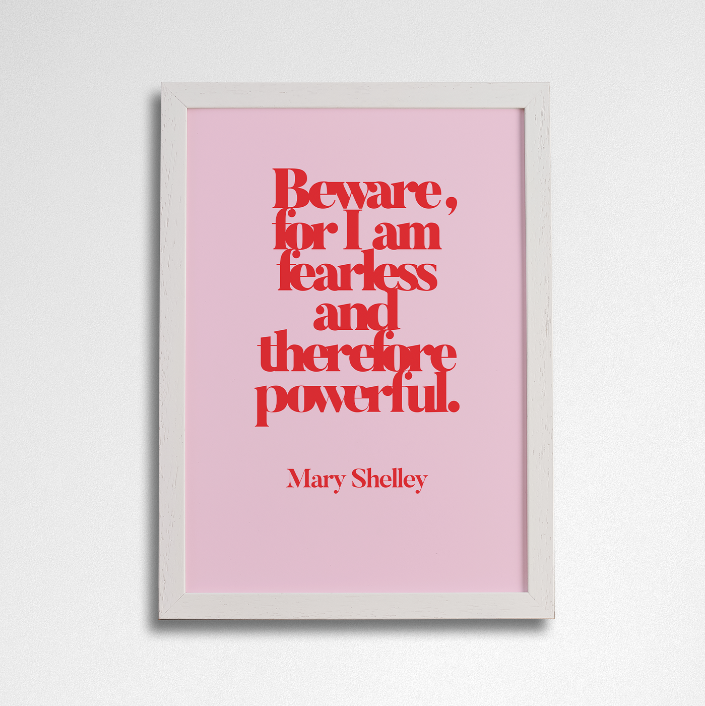 Pack of 2 - Inspirational “I Am Fearless” Art Poster