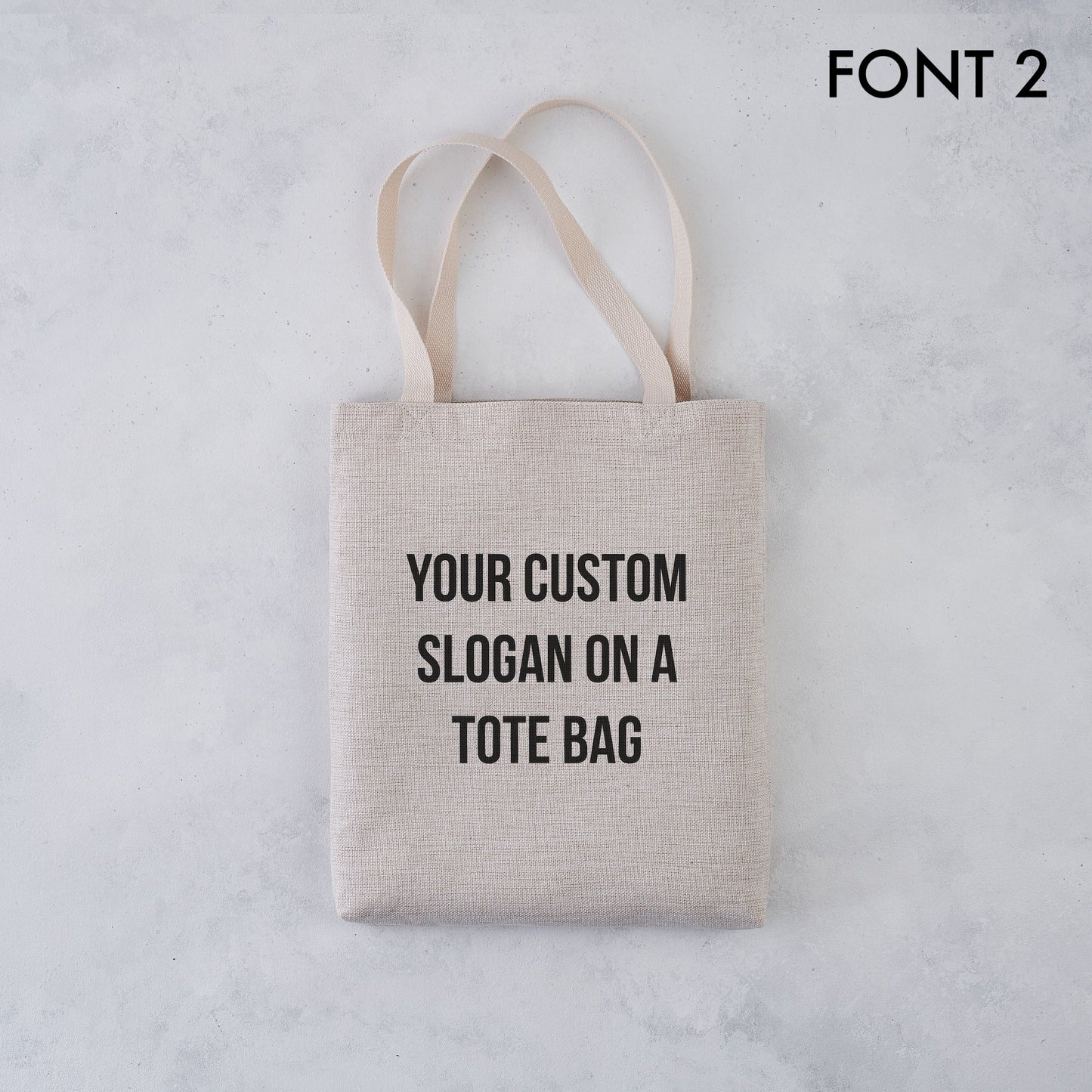 Pack of 10 - Customised Slogan Tote Bag