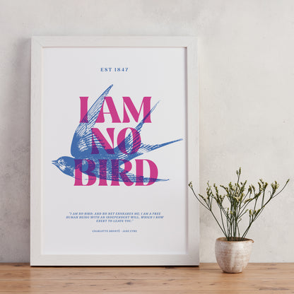 Pack of 2 - I Am No Bird - A4 Art Print