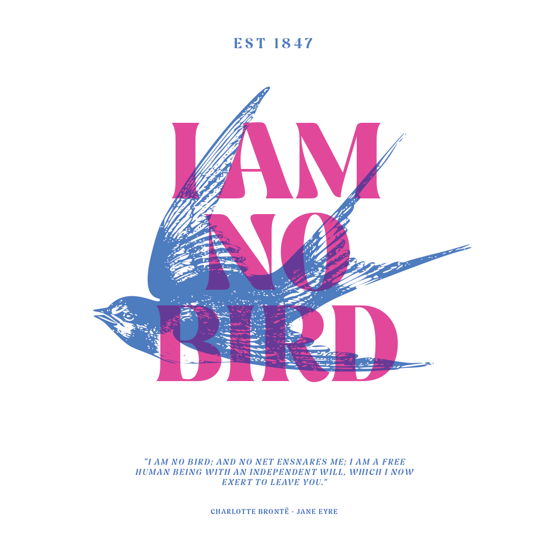 Pack of 2 - I Am No Bird - A4 Art Print