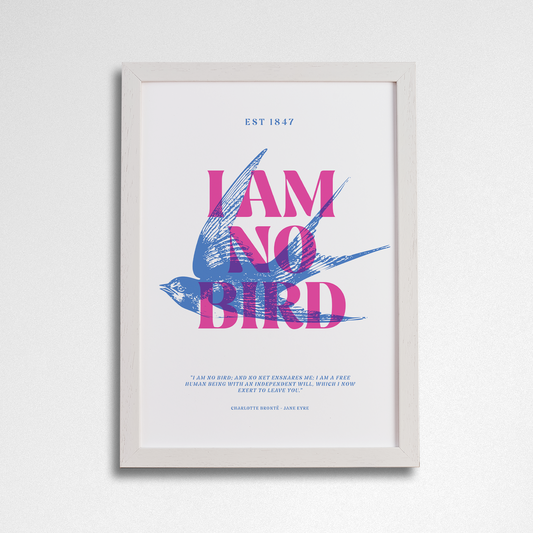 Pack of 2 - I Am No Bird - A4 Art Print