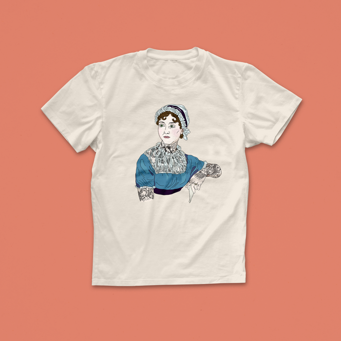 Pack of 12 - Tattooed Author - Jane Austen T-shirt