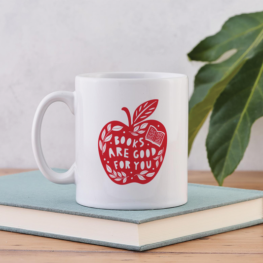 Pack of 6 - Books are good for you - Literary Mug