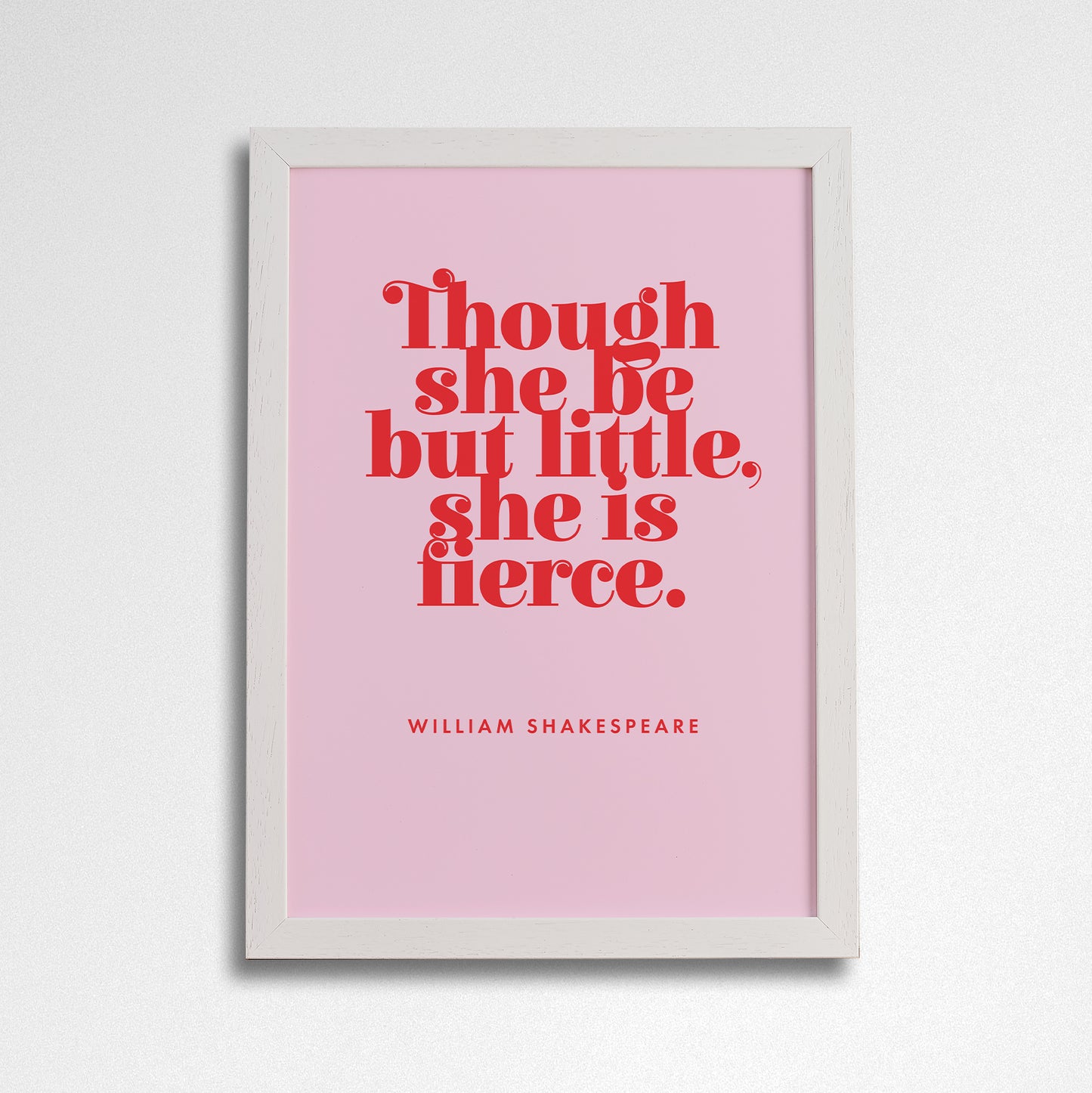 Pack of 2 - Inspirational “Little but Fierce” Art Poster