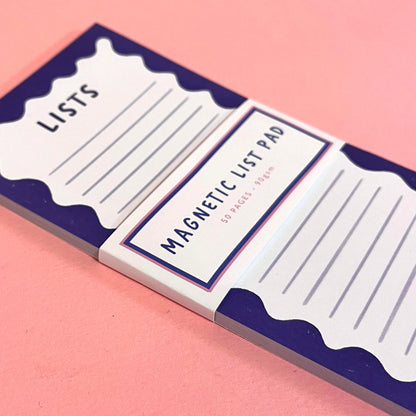 Pack of 3 - Blue Magnetic List Pad