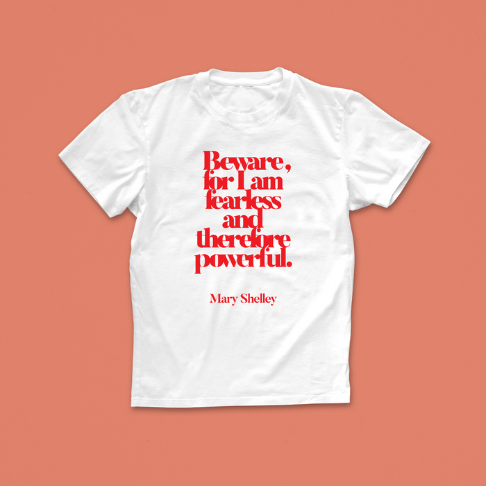Pack of 12 - Beware For I Am Fearless Book Quote T-shirt