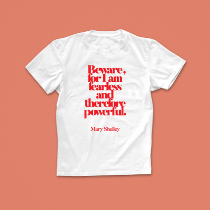 Pack of 12 - Beware For I Am Fearless Book Quote T-shirt