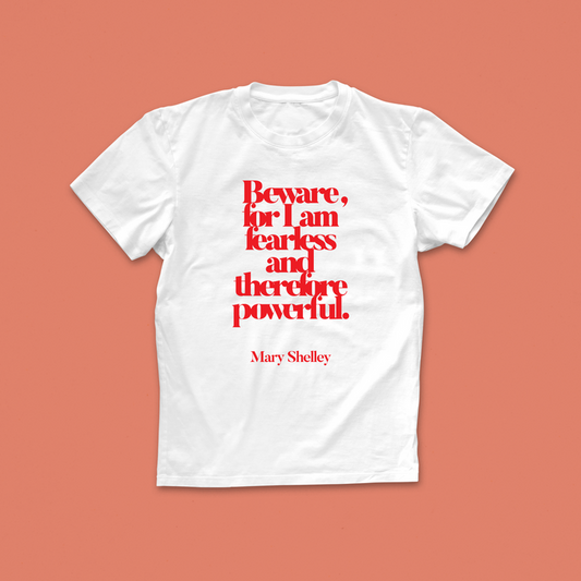 Pack of 12 - Beware For I Am Fearless Book Quote T-shirt