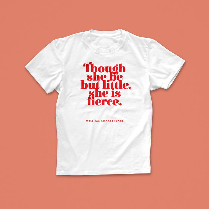 Pack of 12 - Shakespeare Little but Fierce T-shirt