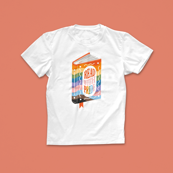 Pack of 12 - NEW LGBTQIA+ - Read with Pride T-Shirt