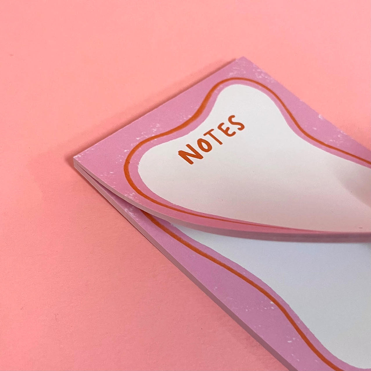 Pack of 3 - Pink Asymmetrical Note Pad