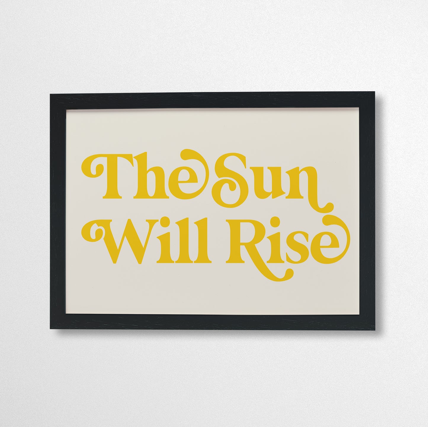 Pack of 2 - The Sun Will Rise Retro Art Print