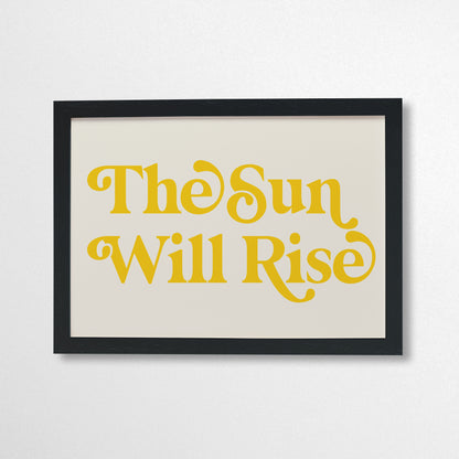 Pack of 2 - The Sun Will Rise Retro Art Print