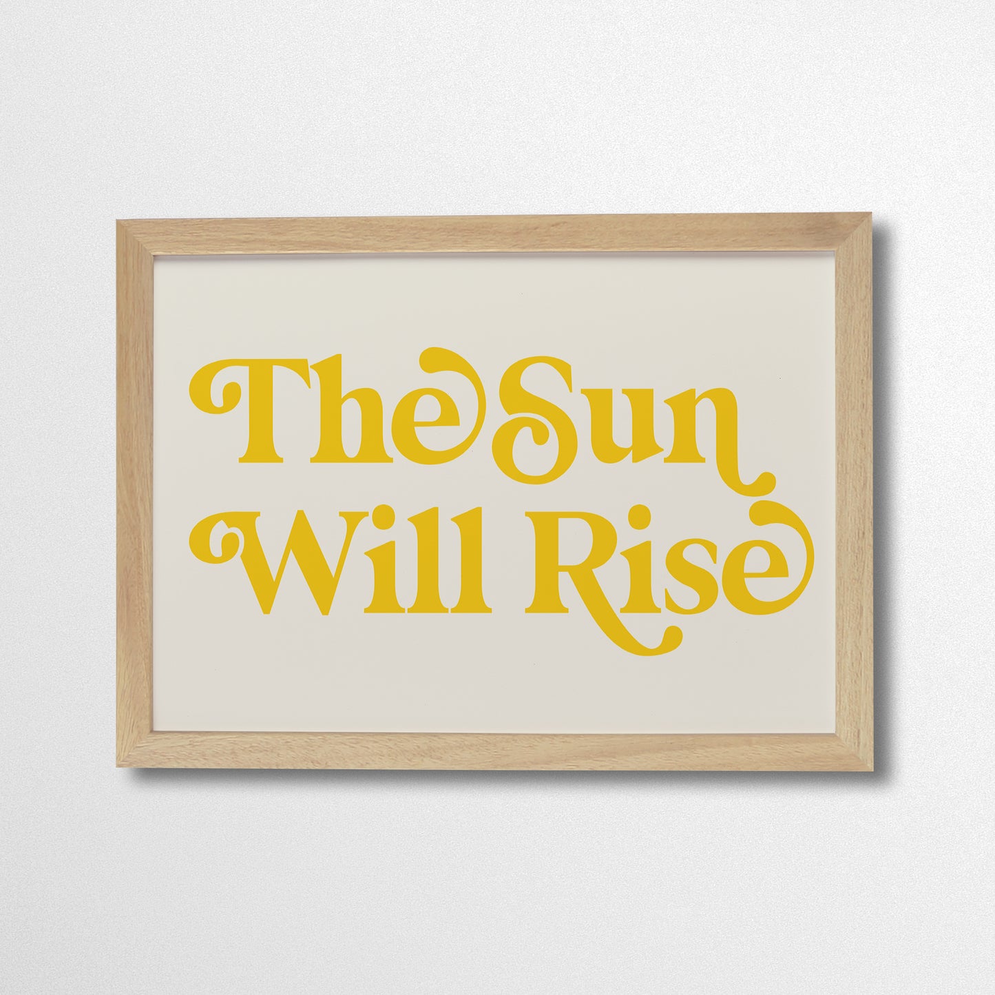 Pack of 2 - The Sun Will Rise Retro Art Print