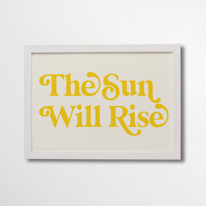 Pack of 2 - The Sun Will Rise Retro Art Print