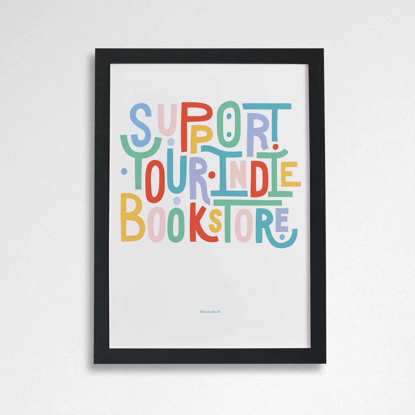 Pack of 2 - Support Your Indie Bookstore Art Print